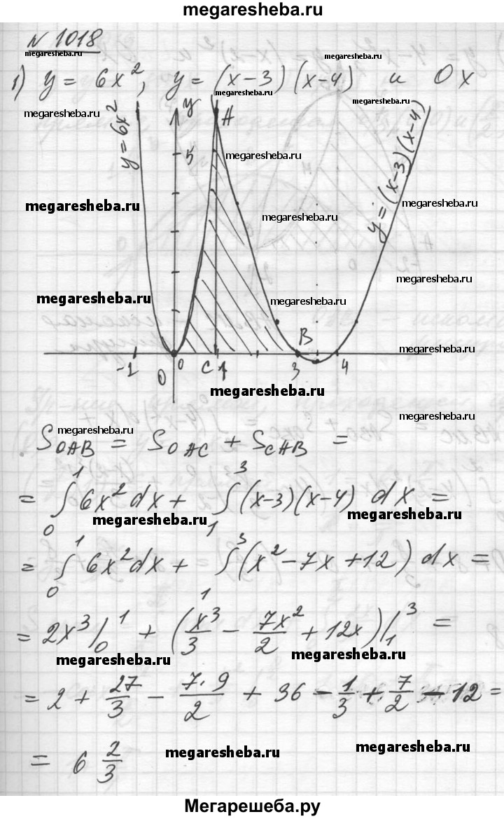 Упражнение - 1018 гдз по алгебре 10‐11 класс Алимов, Колягин Базовый и  углубленный уровень